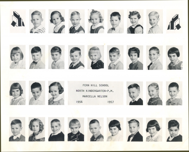 Fern Hill School - 1956-157
North Kindergarten-P.M.
Marcella Nelson