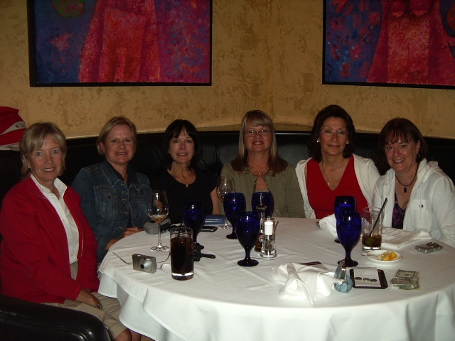 Girls Lunch on Friday: Nancy, Patti, Joy, Cathy, Paula, Patty