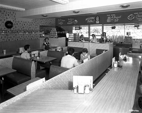 Cliffs Restaurant interior, Minnetonka Blvd. just west of Highway 100 with 