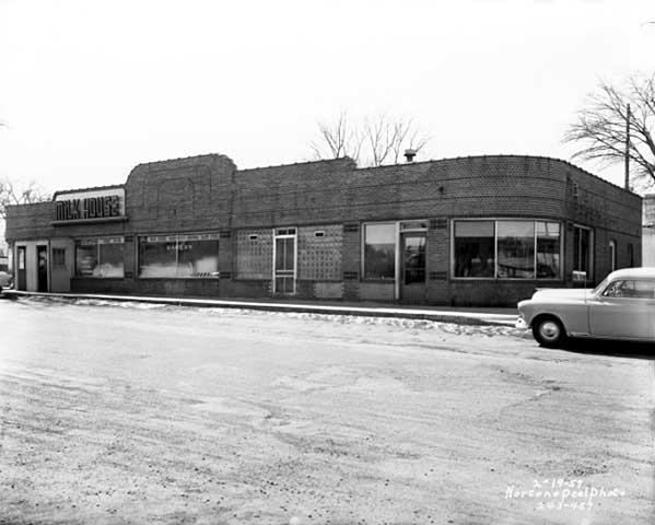 Milk House, at the point of Minnetonka Blvd. and Highway 7