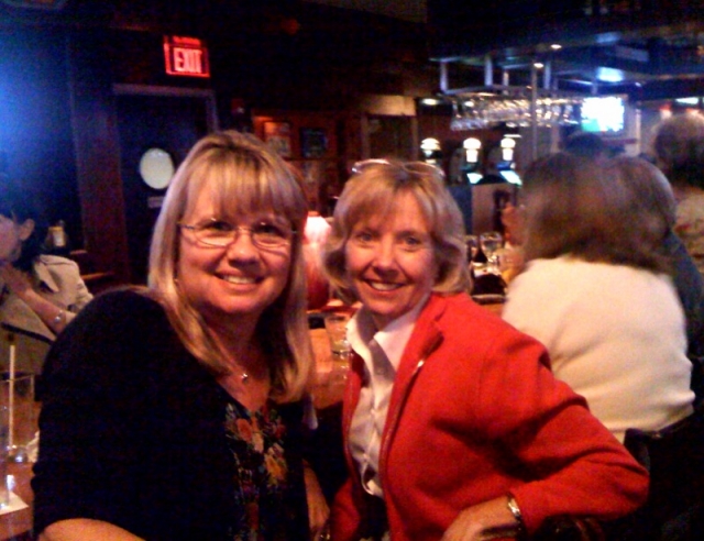 Cathy Eder and Nancy Ehrenberg at Friday Night Ladies Happy Hour
